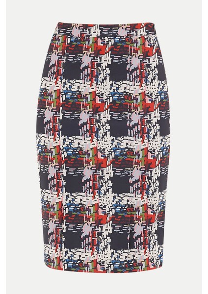 Desenli Fermuarlı Desenli Etek 80976 indirimleri