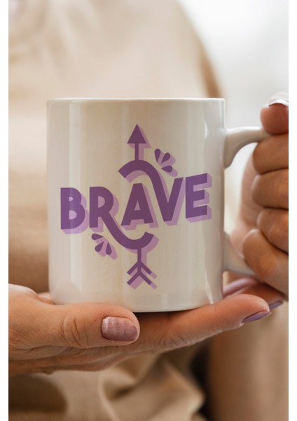 Brave Baskılı Kupa Bardak