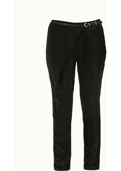 Siyah Bol Kesim Pantolon 40887 indirimleri