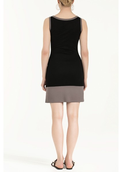 Siyah Dar Kesim Mini Elbise 90881 fırsatları