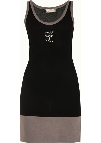 Siyah Dar Kesim Mini Elbise 90881 indirimleri