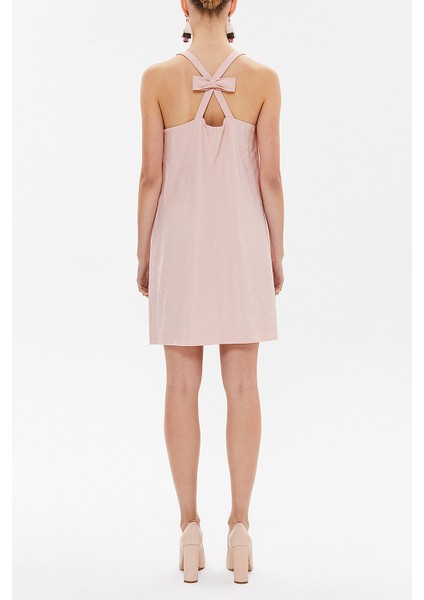 Pembe Fiyonklu Mini Elbise 92366 fırsatları
