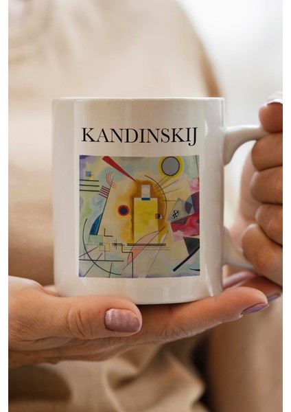Ünlü Ressam Vasili Kandinski Baskılı Premium Kupa Bardak