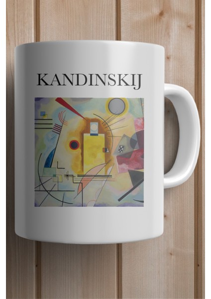 Ünlü Ressam Vasili Kandinski Baskılı Premium Kupa Bardak fiyatları