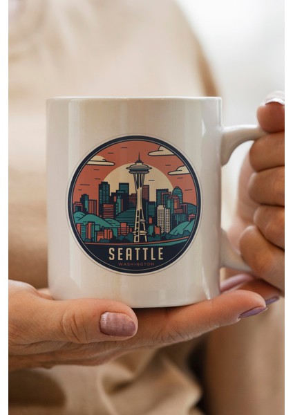 Washington Baskılı Kupa Bardak