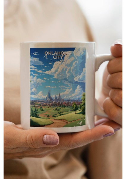 Oklahoma Baskılı Kupa Bardak