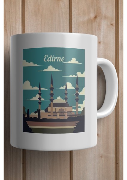 Edirne Baskılı Premium Kupa Bardak fiyatları