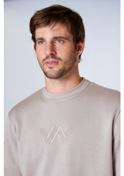 Esw 2931 Bisiklet Yaka Soft Touch (Yumuşak Doku) Scuba Kumaş Erkek Sweat fiyatları