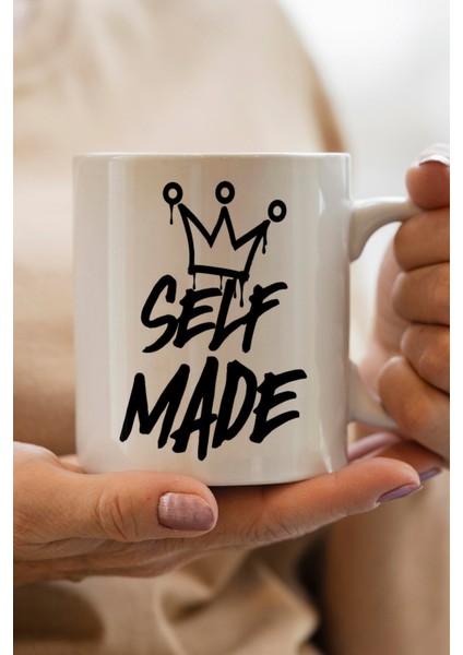 Self Made Baskılı Kupa Bardak