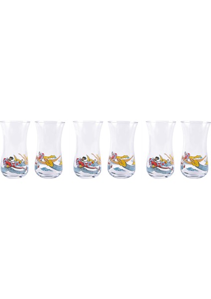Anason Işleri Şen Kadeh Rakı Bardağı Ince Belli 6'lı Set