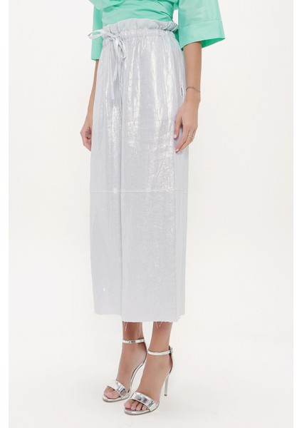 Gümüş Beli Lastikli Bol Kesim Pantolon 41510 modelleri