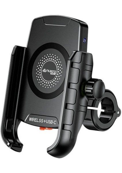Sf Plus Wireless Şarjlı ve Type C Motosiklet Telefon Tutucu fiyatları