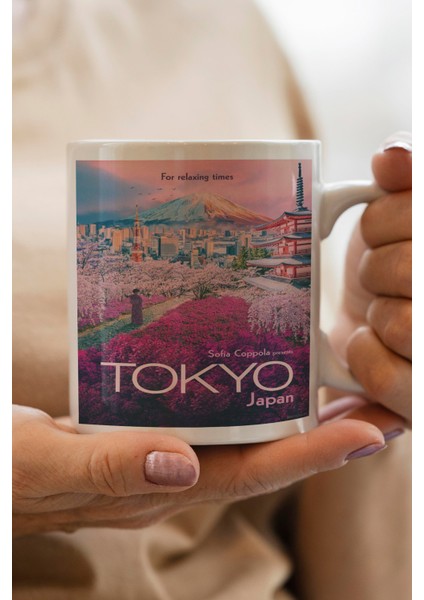 Tokyo Baskılı Kupa Bardak
