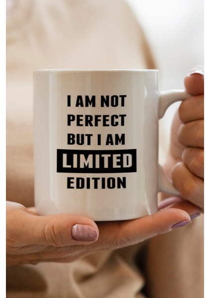 I Am Not Perfect Baskılı Kupa Bardak