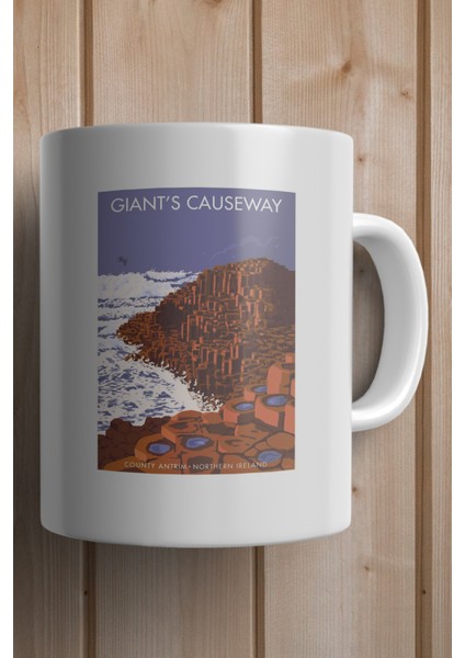 Giant's Causeway- Ireland Baskılı Premium Kupa Bardak fiyatları