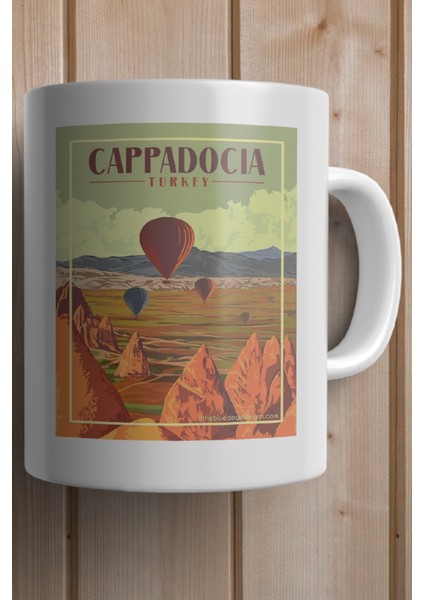 Kapadokya Baskılı Premium Kupa Bardak fiyatları