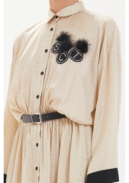 Vizon Kemerli Uzun Elbise 92433 modelleri