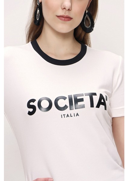 Beyaz Baskılı Tshirt 19831 fırsatları