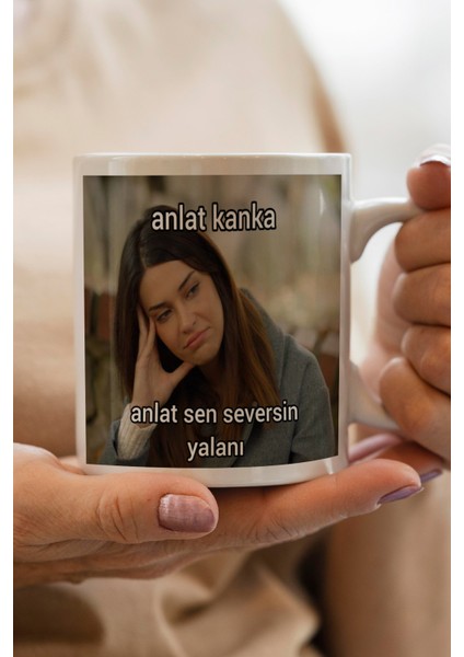 Anlat Kanka Baskılı Kupa Bardak