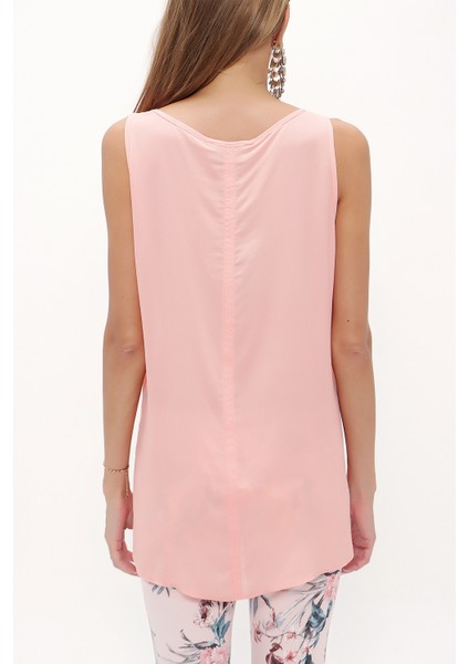 Somon Desenli Kolsuz Bluz 19561 fırsatları