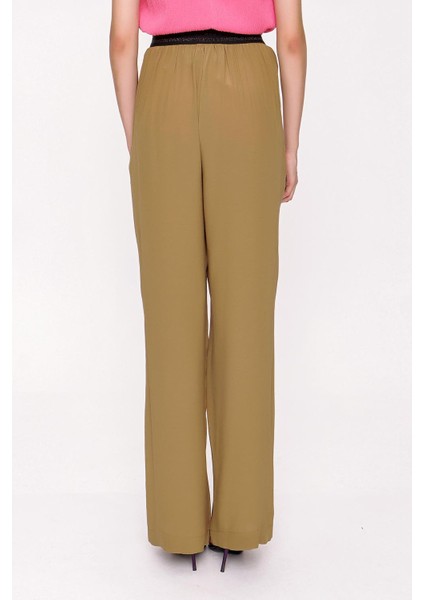 Zeytin Yeşili Lastikli Pantolon 41615 fırsatları