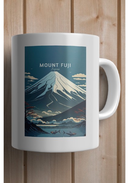 Japan- Mount Fuji- Fuji Dağı Baskılı Premium Kupa Bardak fiyatları
