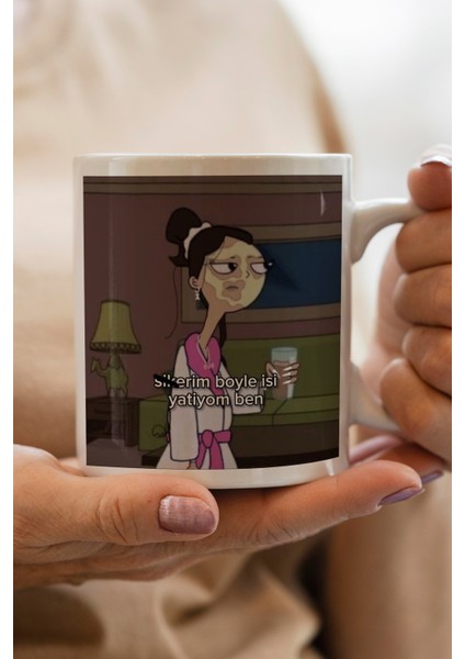 Skerim Böyle Işi Baskılı Kupa Bardak