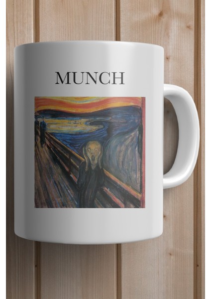 Ünlü Ressam Edvard Munch Baskılı Premium Kupa Bardak fiyatları