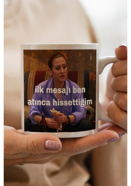 Ilk Mesaj Baskılı Kupa Bardak