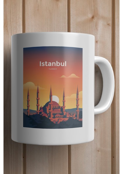 Istanbul Baskılı Premium Kupa Bardak fiyatları