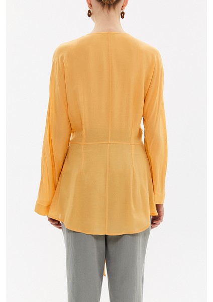 Hardal Kuşaklı Bluz 19765 indirimleri