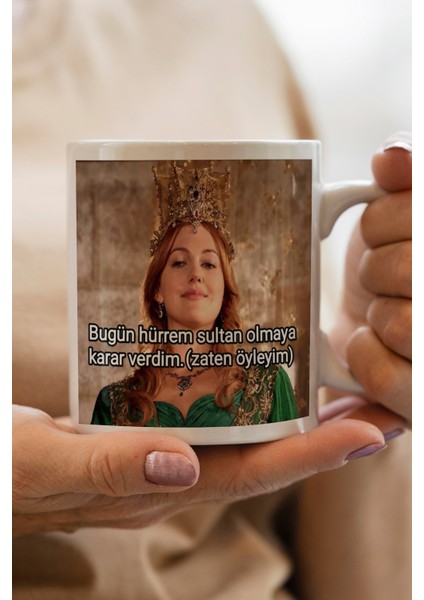 Hürrem Sultan Baskılı Kupa Bardak