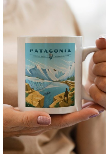 Patagonia- Patagonya- Arjantin Baskılı Premium Kupa Bardak