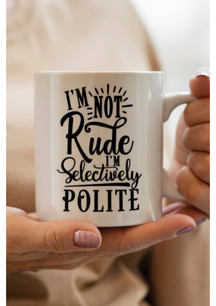 Rude Baskılı Kupa Bardak