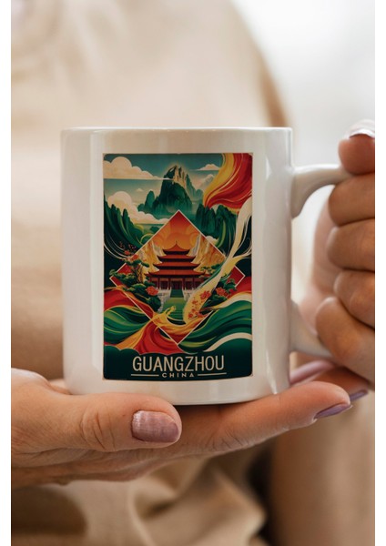 Guangzhou- China Baskılı Premium Kupa Bardak