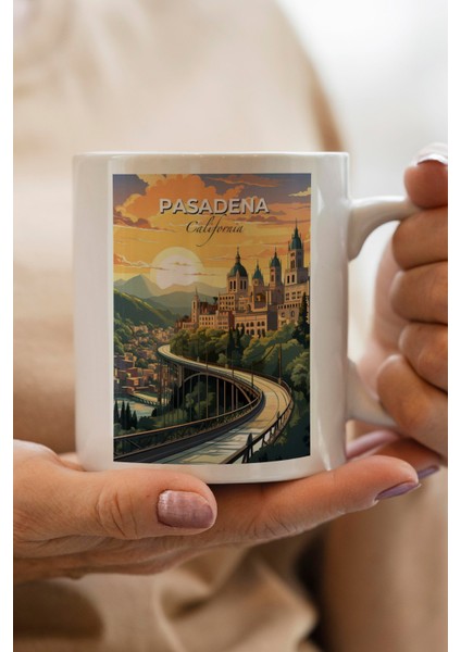 Kaliforniya Baskılı Kupa Bardak