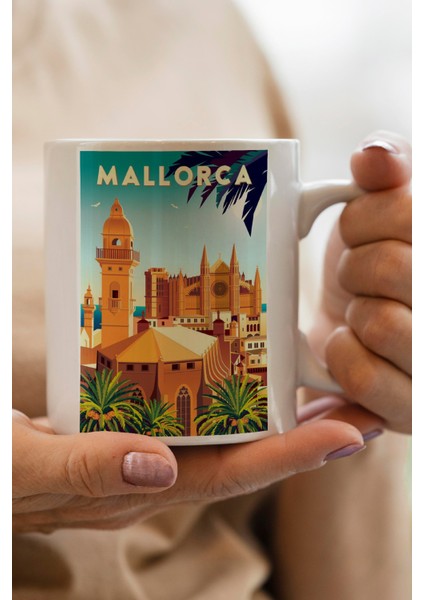Spain- Mallorca Baskılı Kupa Bardak