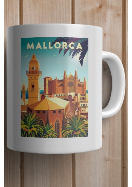 Spain- Mallorca Baskılı Kupa Bardak fiyatları