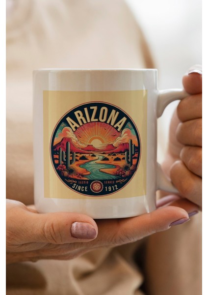 Arizona Baskılı Kupa Bardak