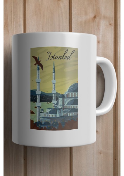 Istanbul Baskılı Premium Kupa Bardak fiyatları