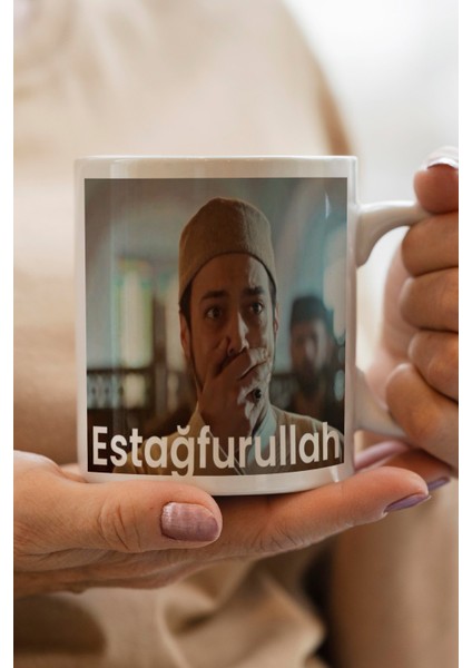 Estağfurullah Baskılı Kupa Bardak