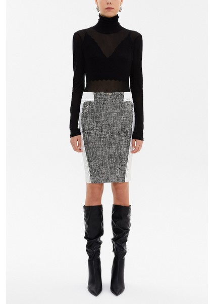 Siyah Dar Kesim Etek 80306