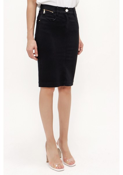 Siyah Dar Kesim Pamuk Etek 80382 modelleri