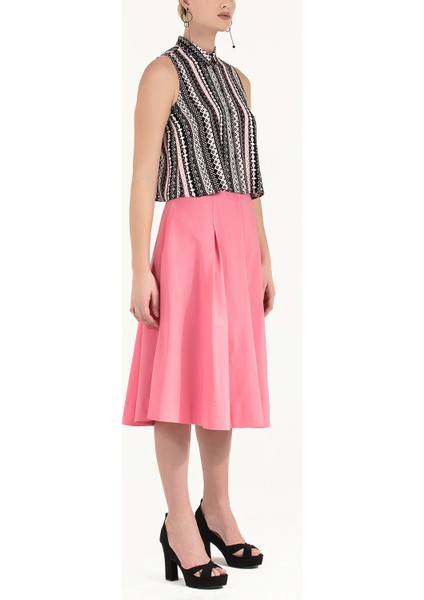 Pembe Kristal Taşlı Bluz 19681 fiyatları