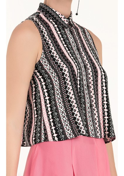 Pembe Kristal Taşlı Bluz 19681 modelleri