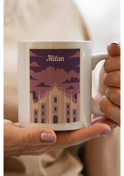 Italya- Milan Baskılı Kupa Bardak