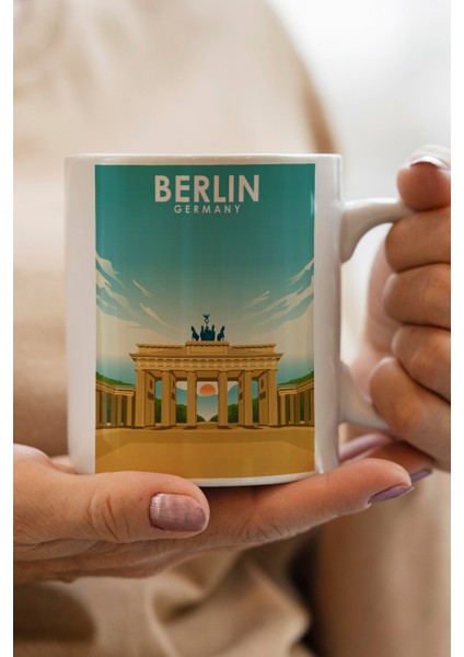 Almanya- Berlin Baskılı Premium Kupa Bardak