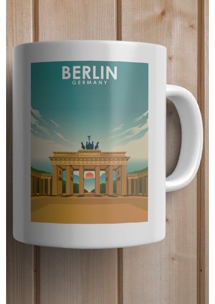 Almanya- Berlin Baskılı Premium Kupa Bardak fiyatları