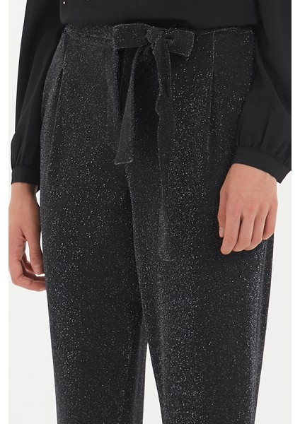 Siyah Beli Lastikli Pantolon 41325 modelleri