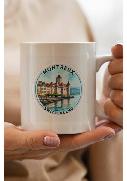 Isviçre Baskılı Kupa Bardak